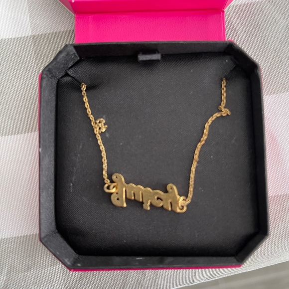 Juicy Couture “Juicy” Bling Necklace - Picture 5 of 6